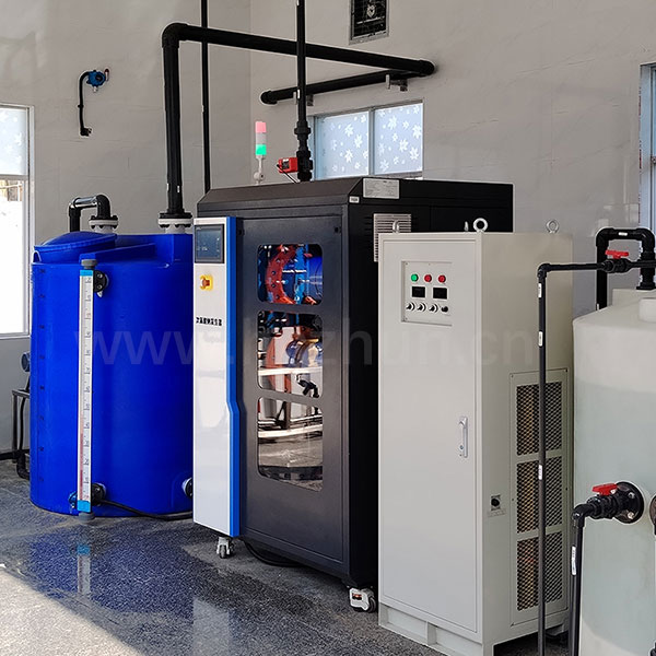 運(yùn)行中的次氯酸鈉發(fā)生器